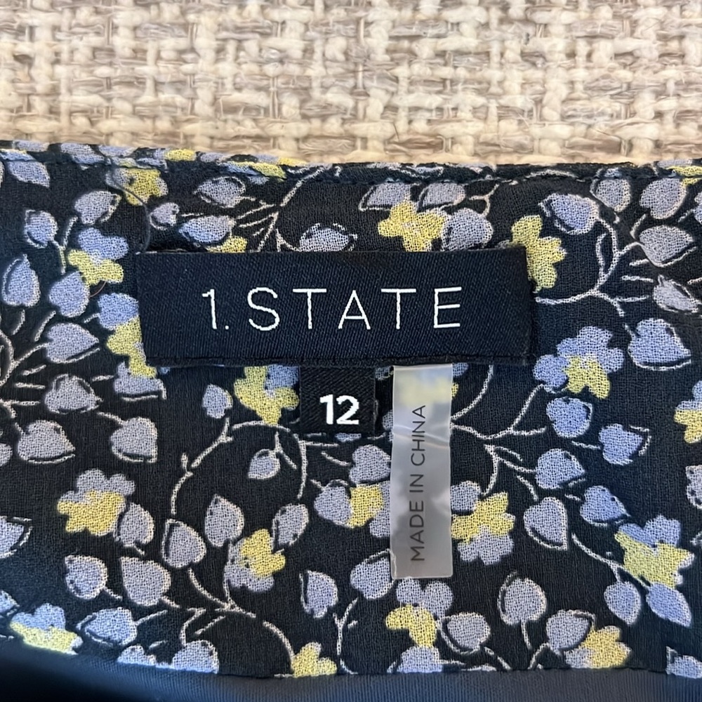 1. STATE Ruffled Ruched Seam Floral Mini Skirt - Picture 5 of 14